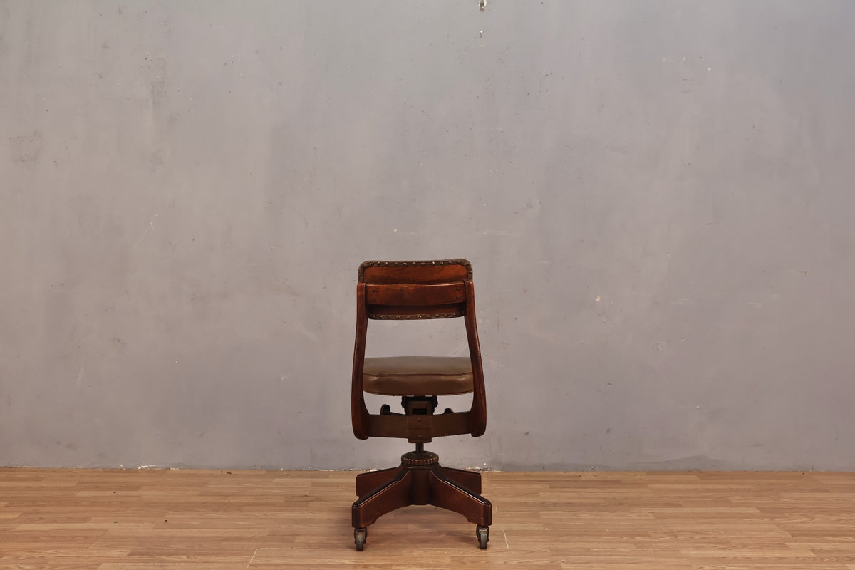 1940s Brown Desk Chair