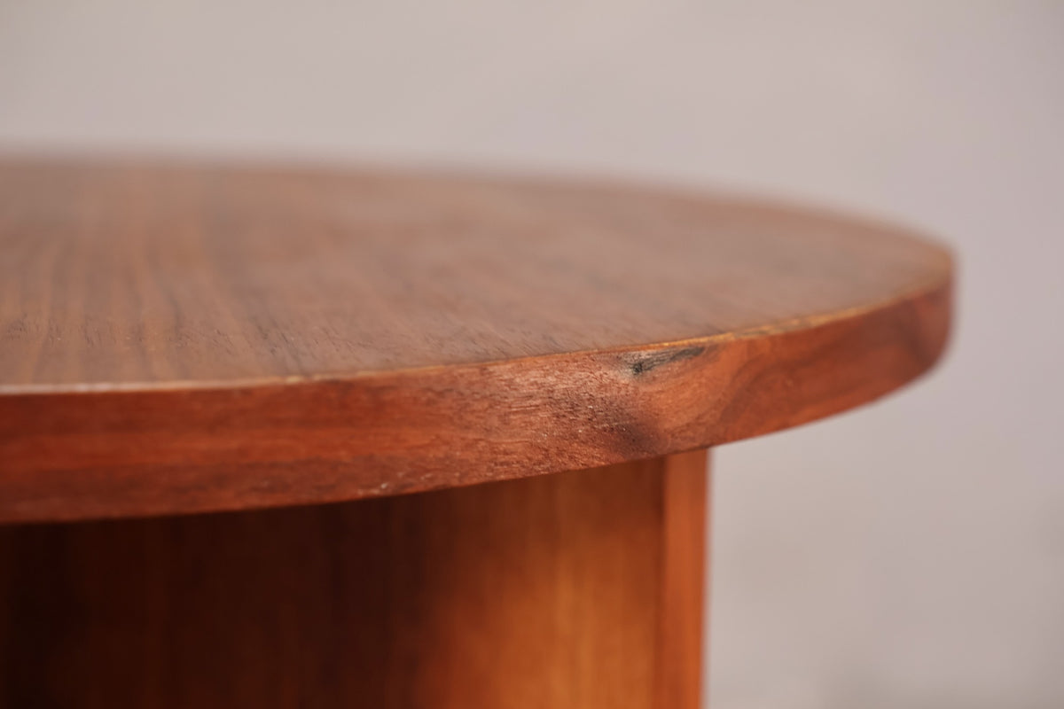 Round Teak Side Table