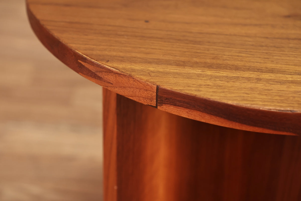 Round Teak Side Table