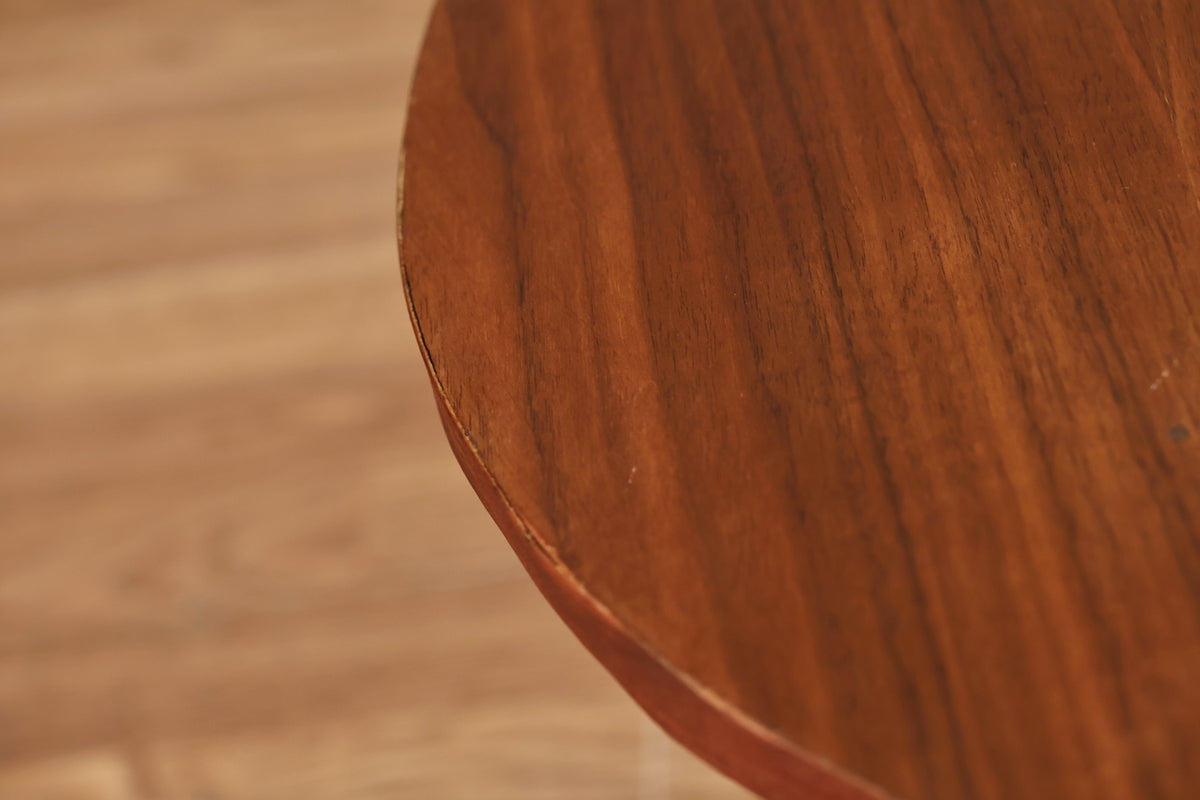 Round Teak Side Table