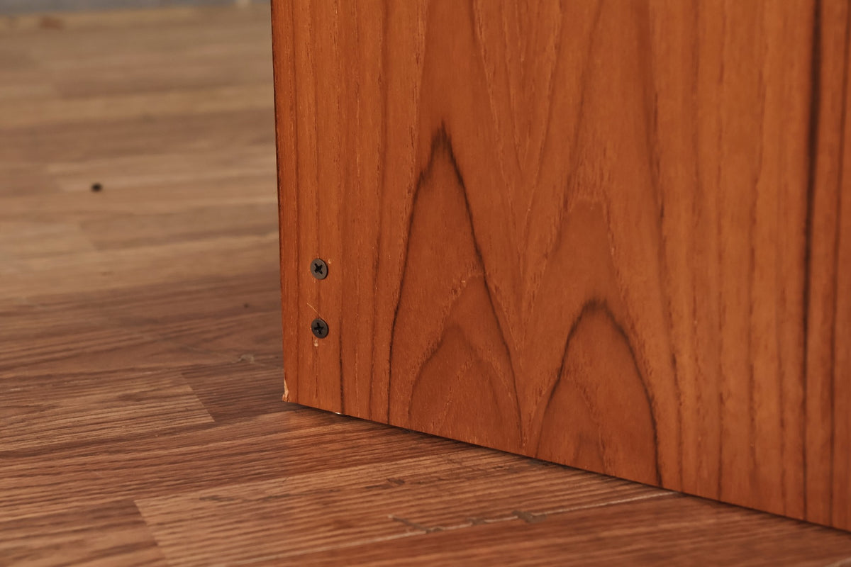 Domino Teak Sliding Door Mini Credenza - ONLINE ONLY