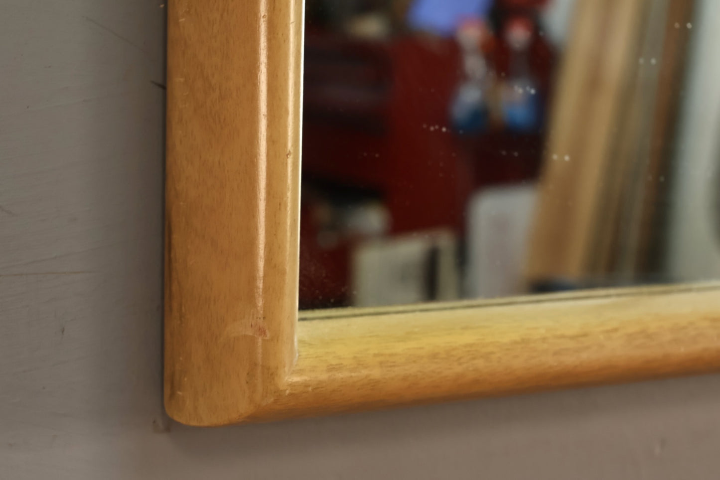 Blonde Mahogany Mirror