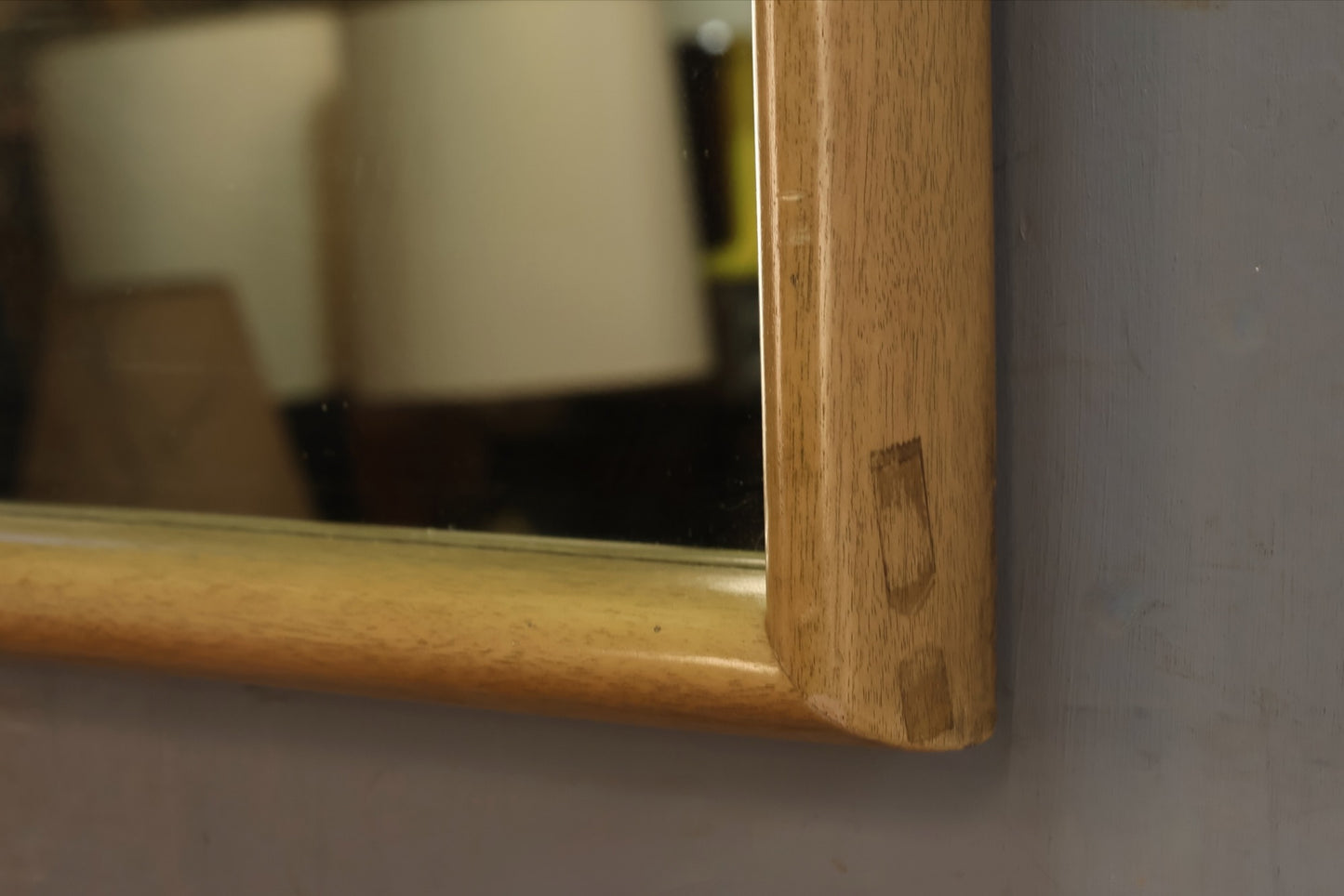 Blonde Mahogany Mirror