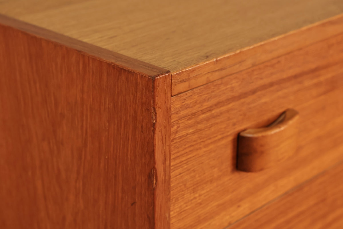 Domino Teak 4-Drawer Commode