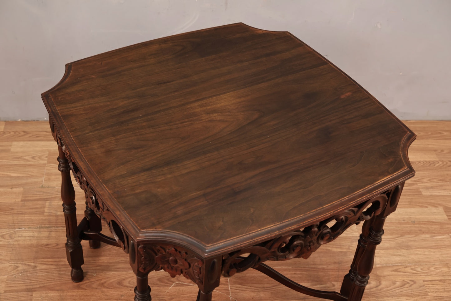 Carved Mahogany Occasional Table - ONLINE ONLY