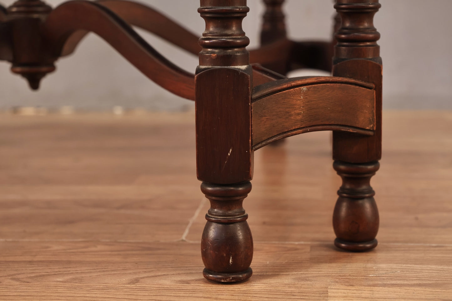 Carved Mahogany Occasional Table - ONLINE ONLY