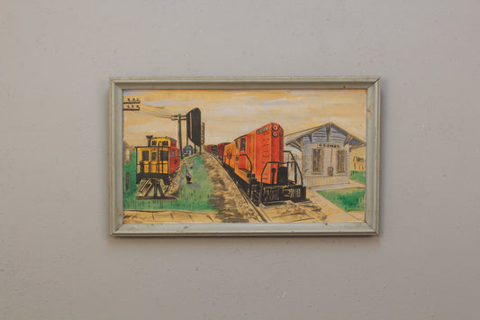 "Train To Lima" Painting