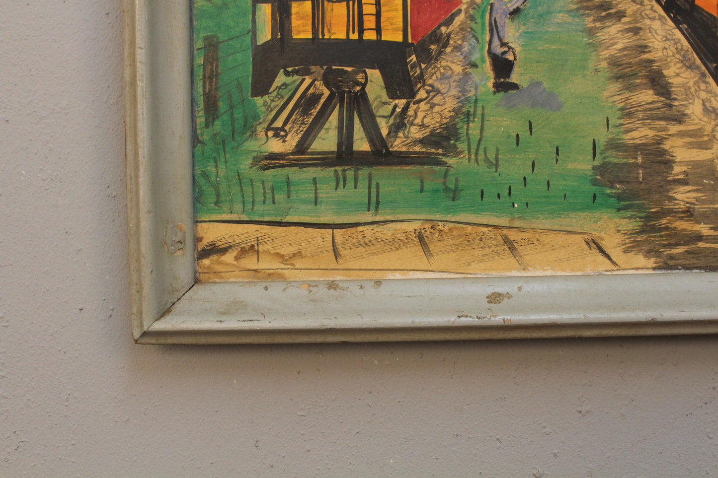 "Train To Lima" Painting
