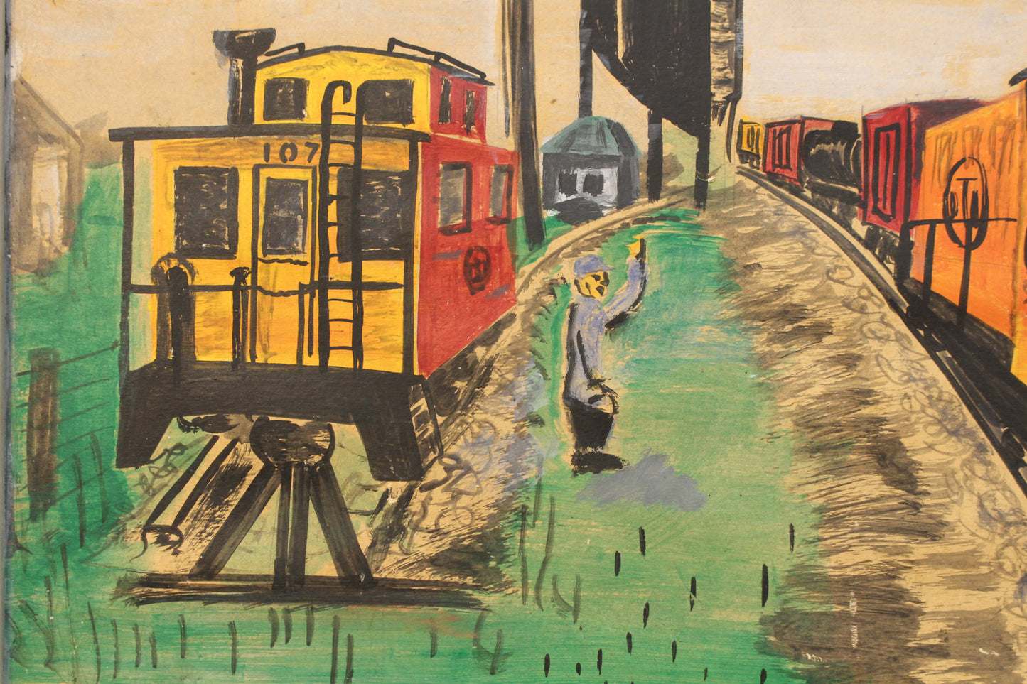 "Train To Lima" Painting