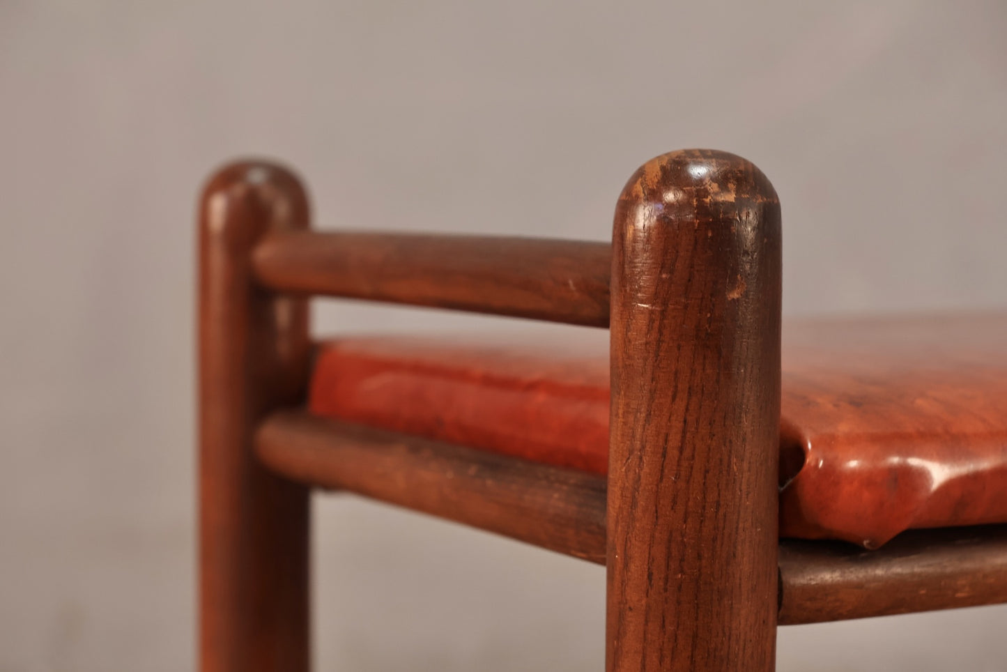 Auburn Vinyl Footstool - ONLINE ONLY