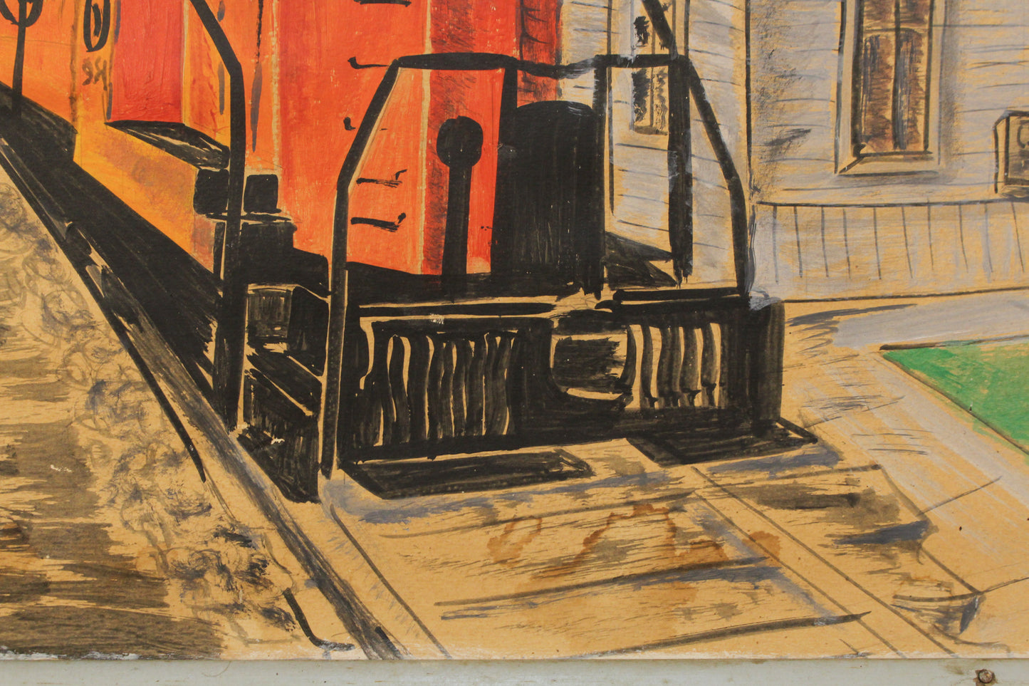 "Train To Lima" Painting