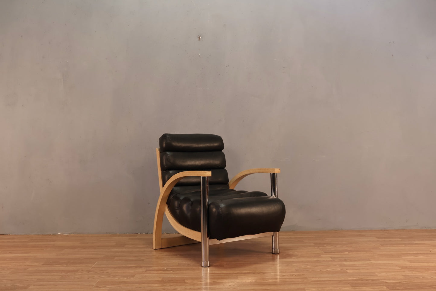 Jay Spectre 1980s "Eclipse" Lounge Chair
