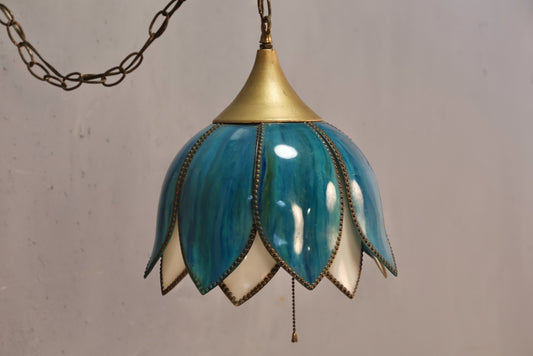 Acrylic Lotus Swag Lamp