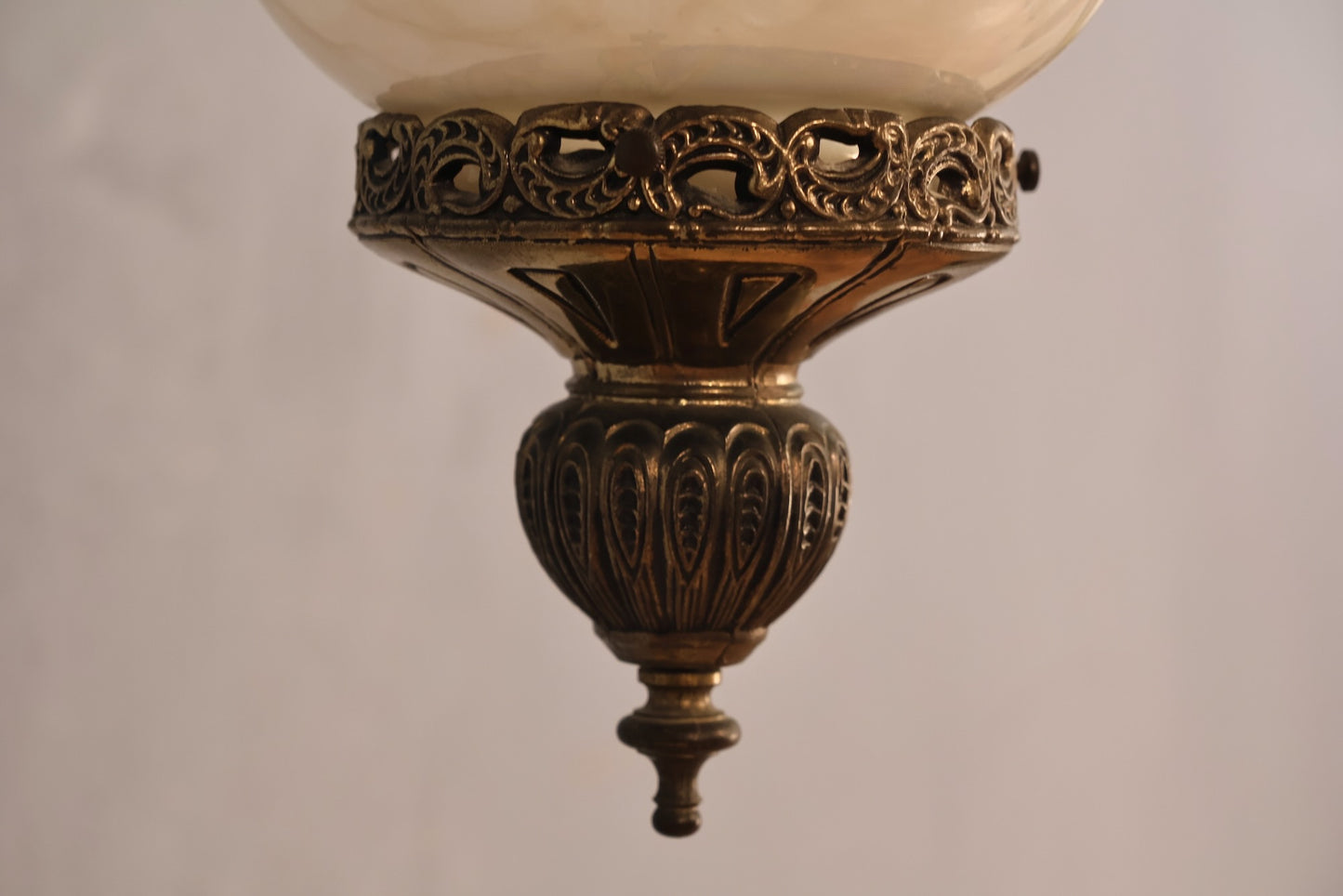 Iridescent Egg Swag Lamp
