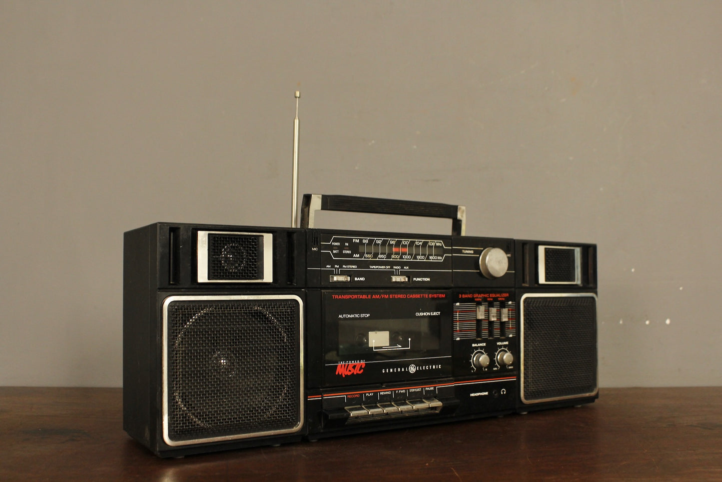 1980s General Electric Prop Boombox