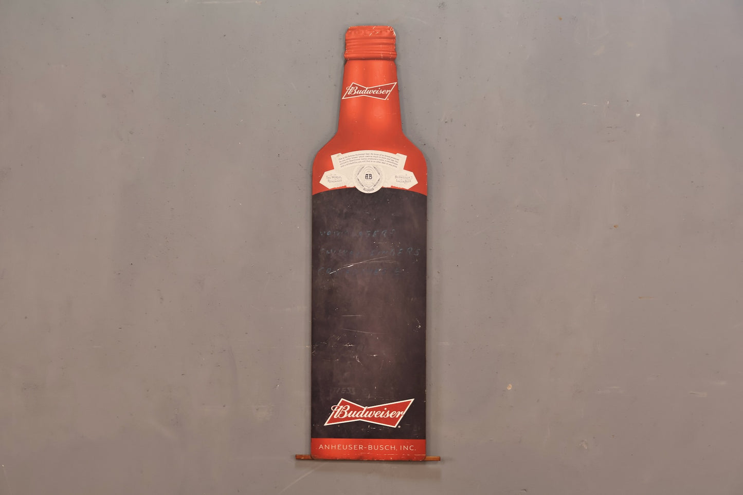 Metal Budweiser Chalkboard
