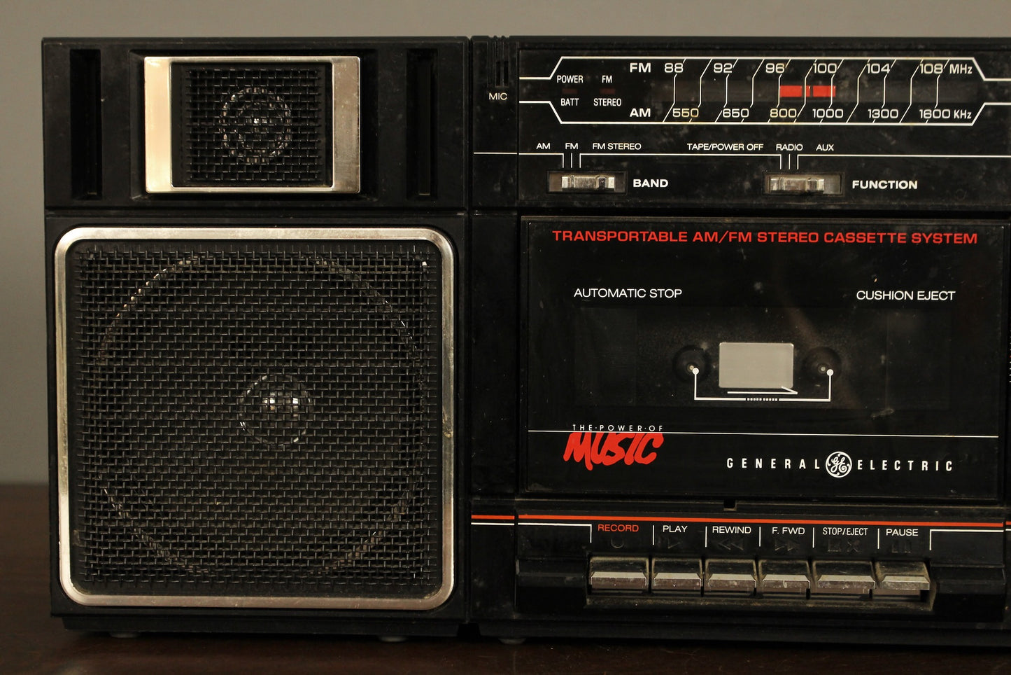 1980s General Electric Prop Boombox