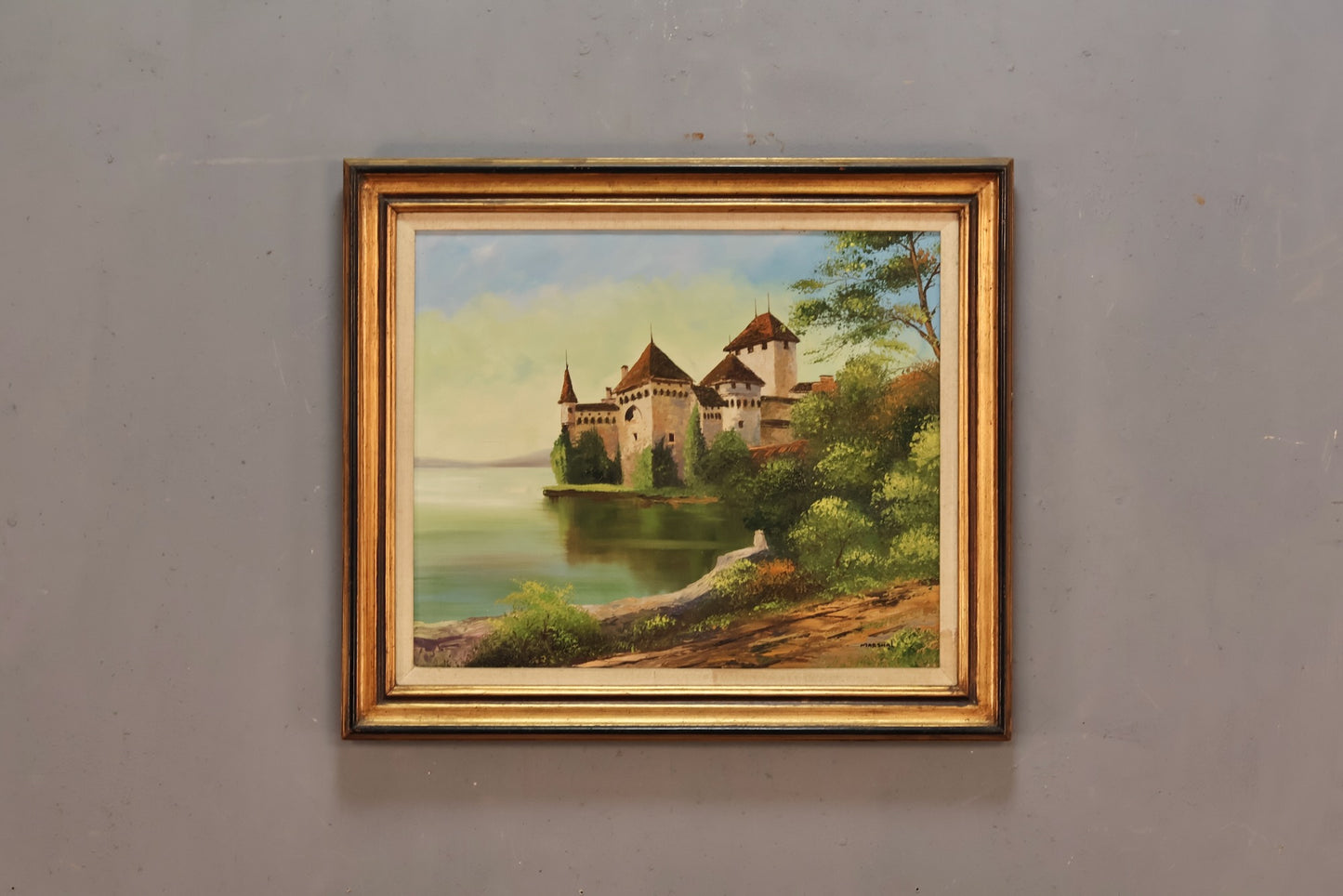 "Chateau de Chillon" Painting