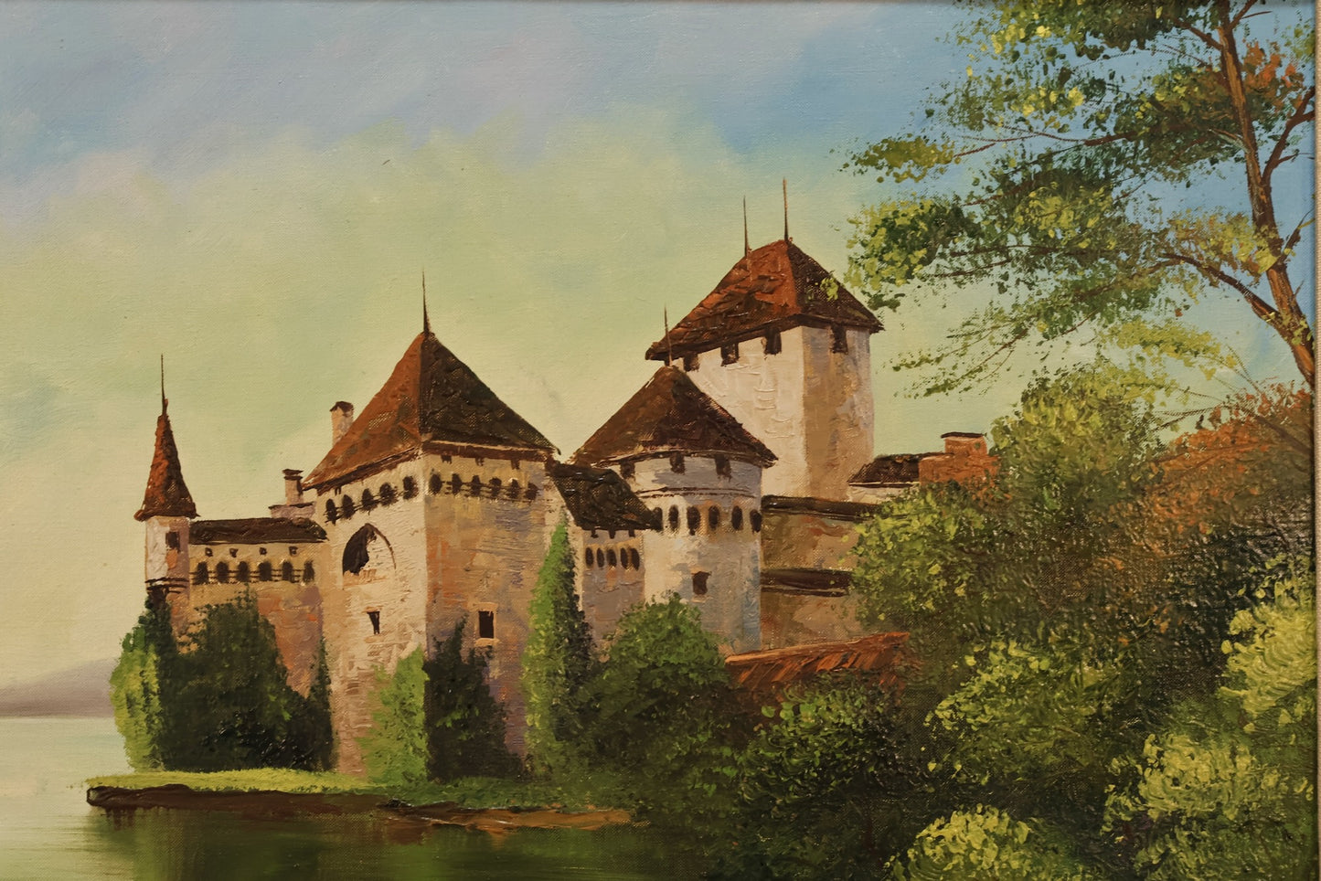 "Chateau de Chillon" Painting