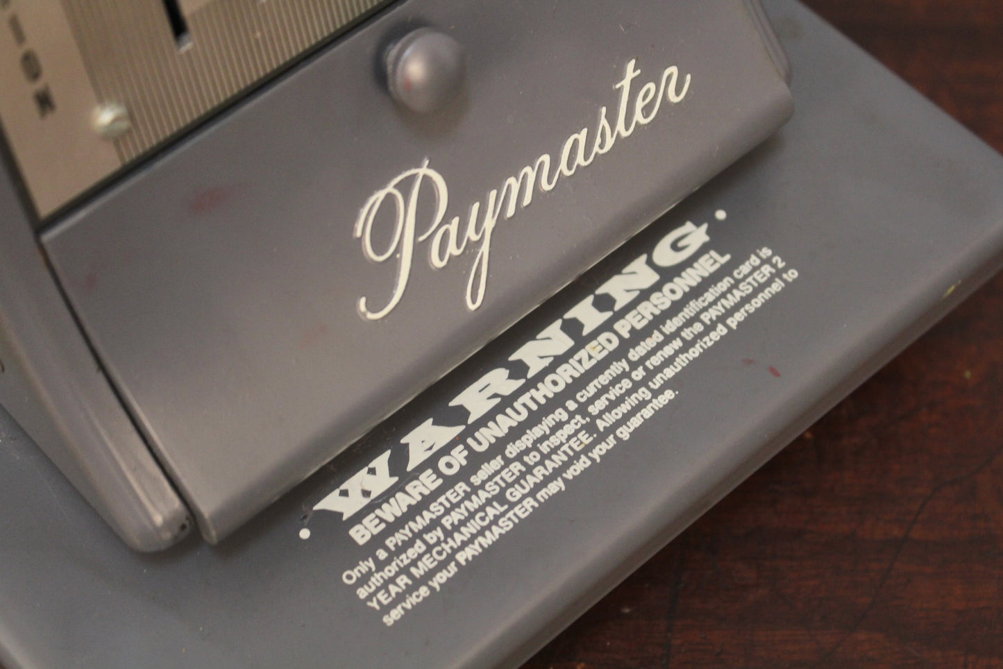 Paymaster Adding Machine
