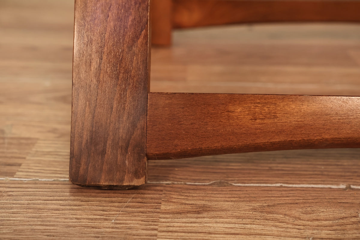 Slatted A-Frame Folding Chair