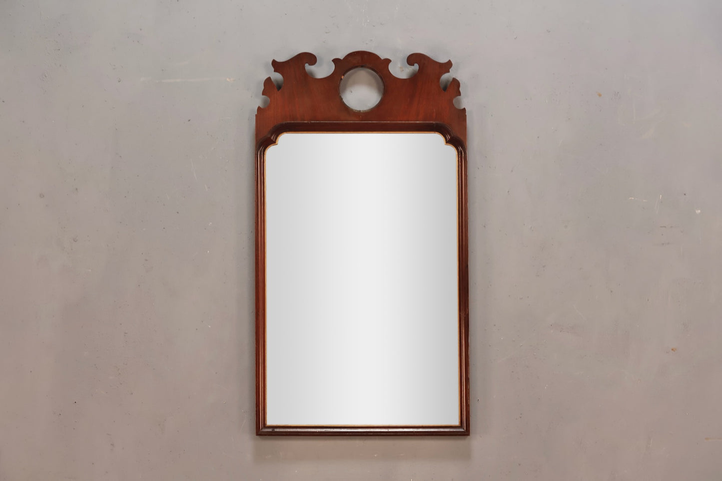 Carved Mahogany Mirror
