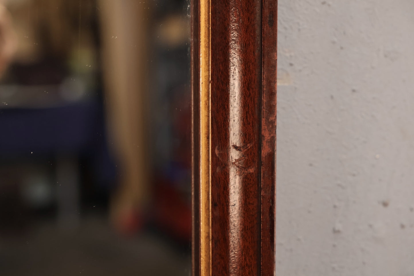Carved Mahogany Mirror