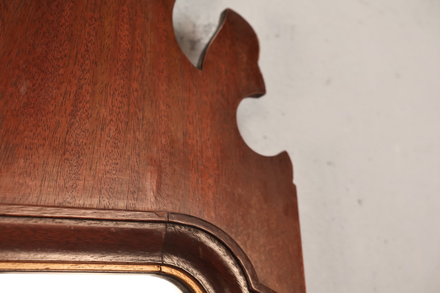 Carved Mahogany Mirror