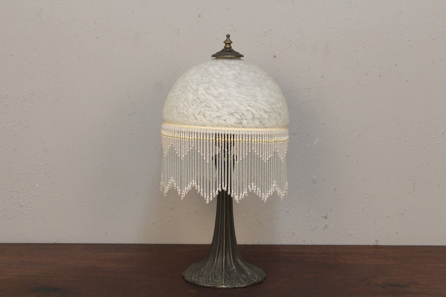 Fringed Boudoir Table Lamp