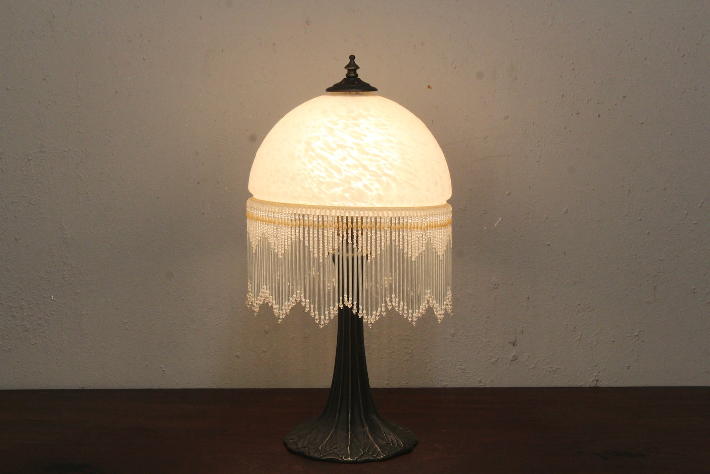 Fringed Boudoir Table Lamp