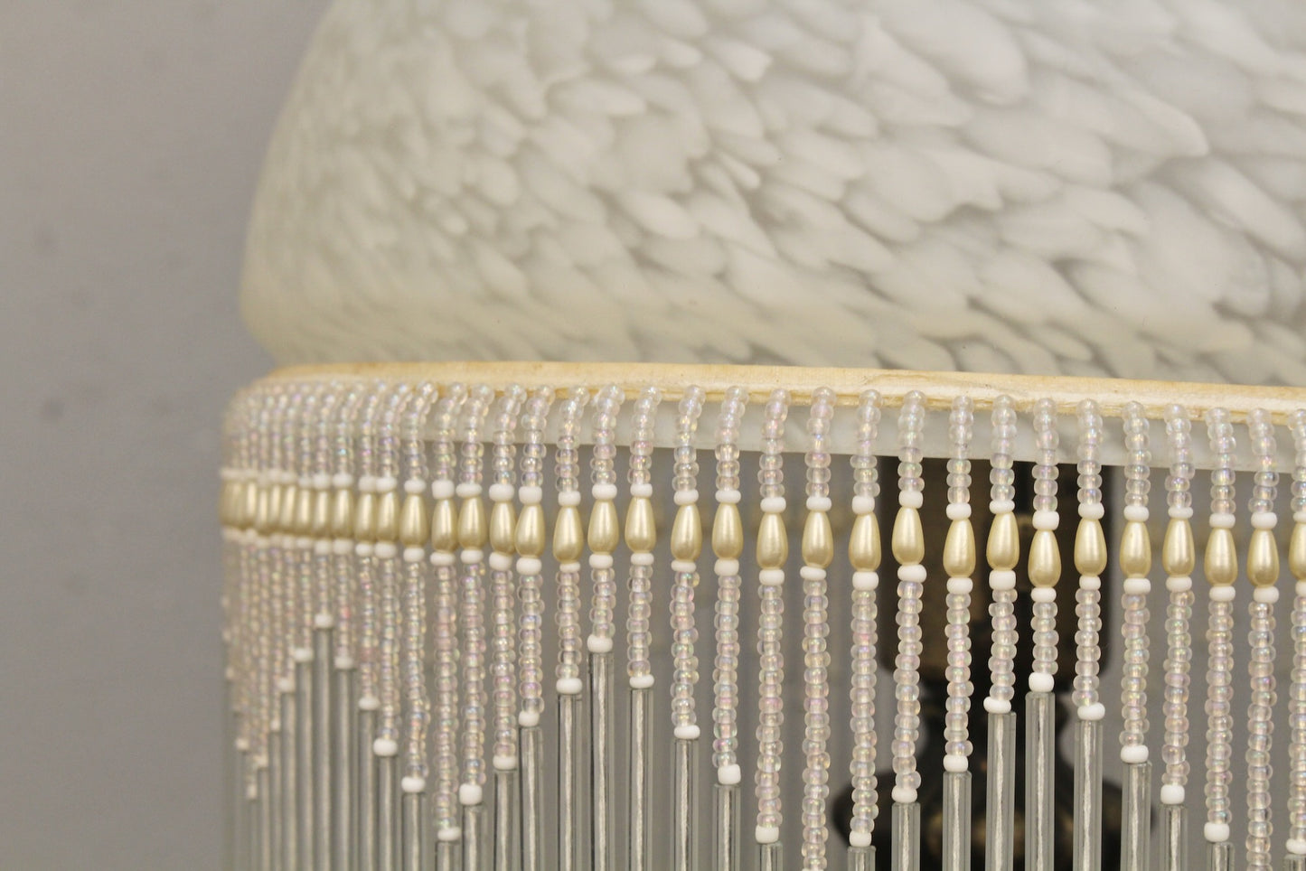 Fringed Boudoir Table Lamp