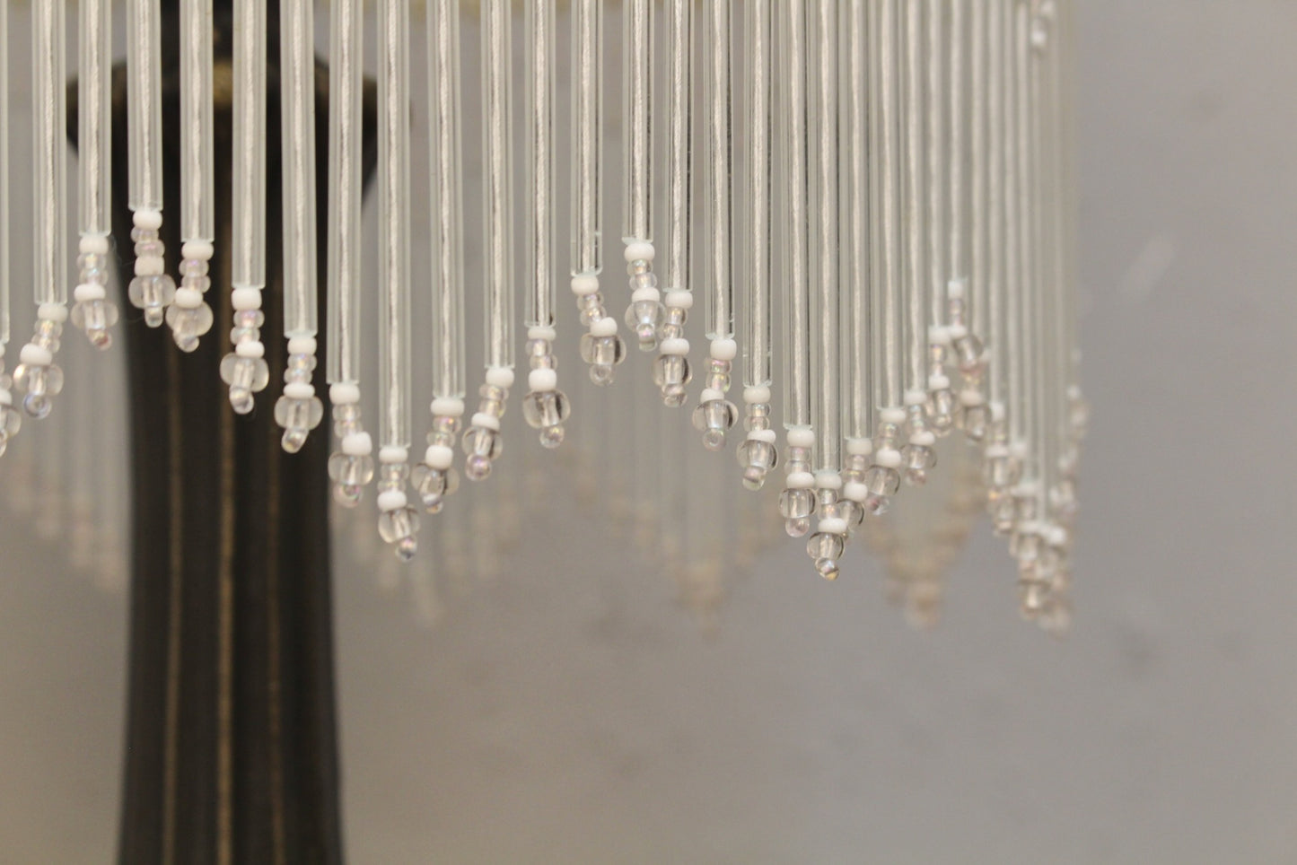 Fringed Boudoir Table Lamp