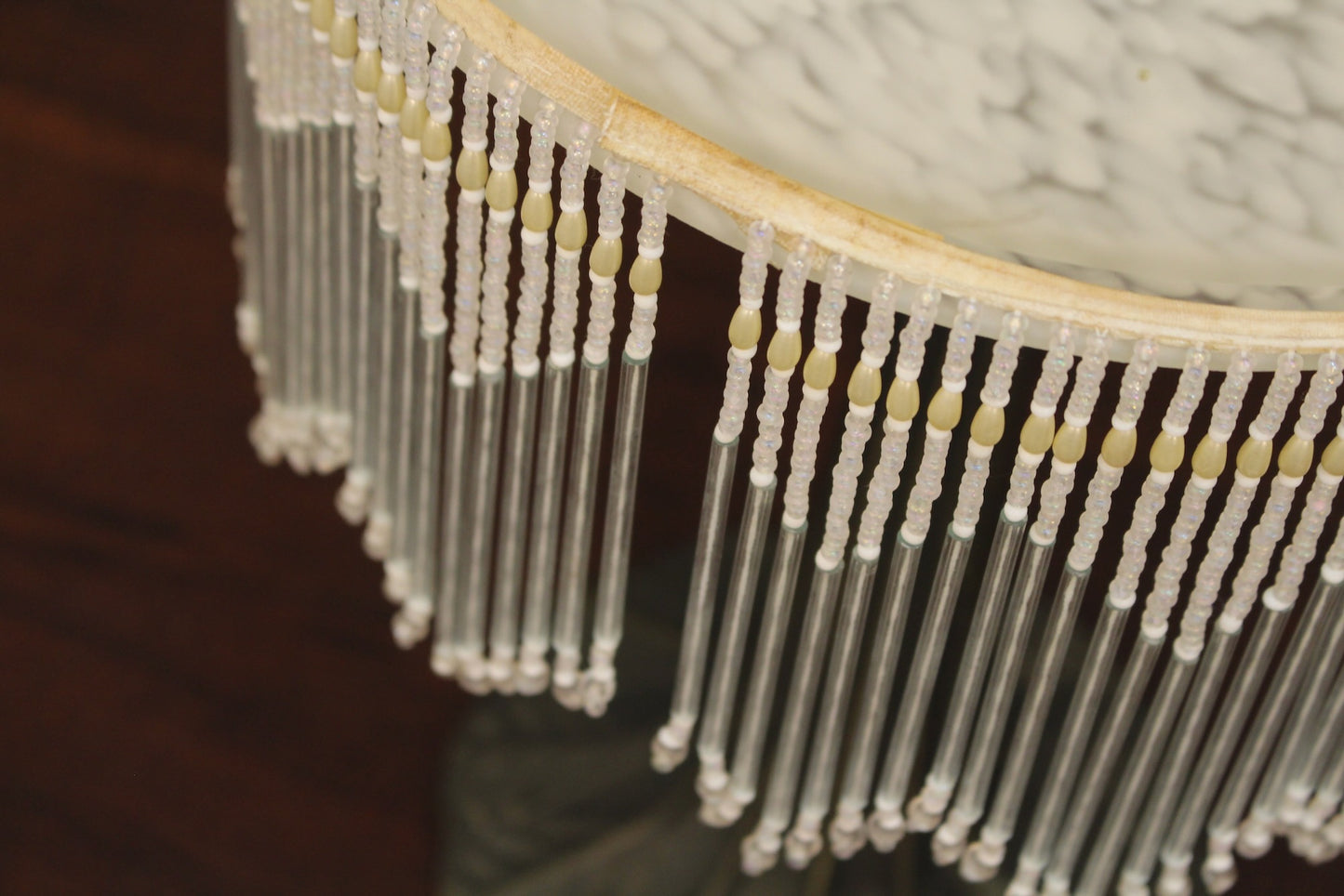 Fringed Boudoir Table Lamp