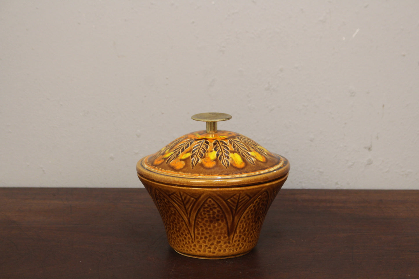 Mid Century California Pottery Ceramic Dish