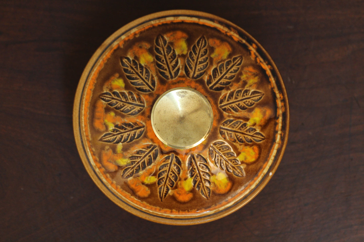 Mid Century California Pottery Ceramic Dish