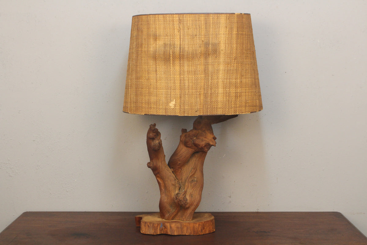 Large Driftwood Table Lamp