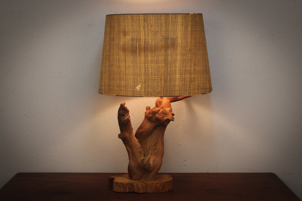Large Driftwood Table Lamp