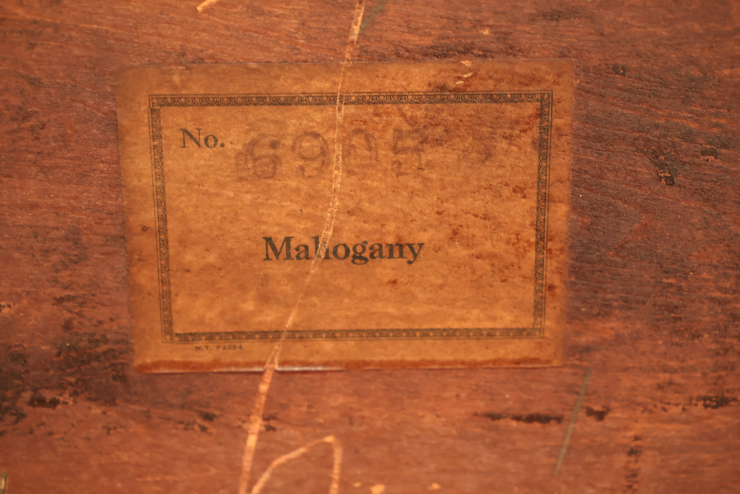 1930s Mahogany Full Headboard