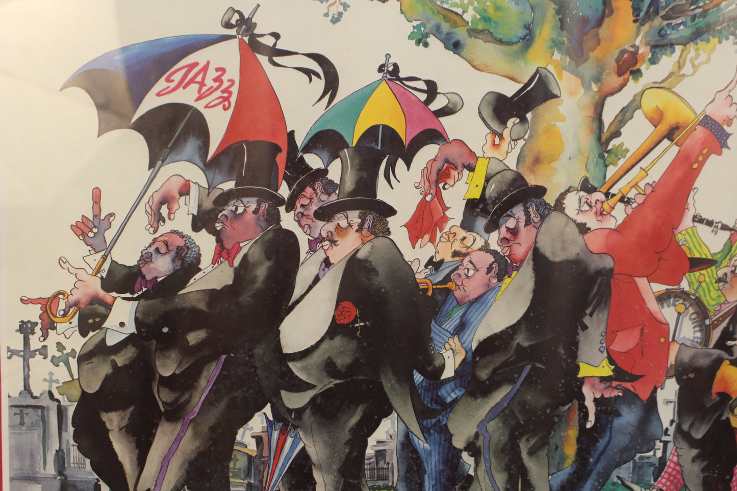 "New Orleans Jazz Parade" 1987 Print