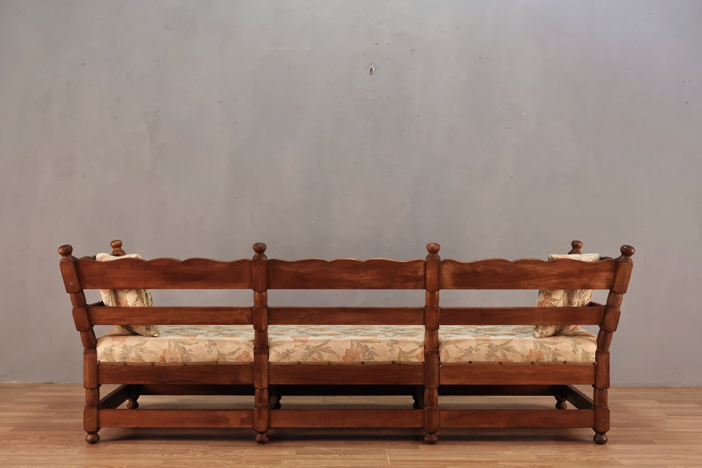 Large Carved Floral Daybed Sofa - ONLINE ONLY