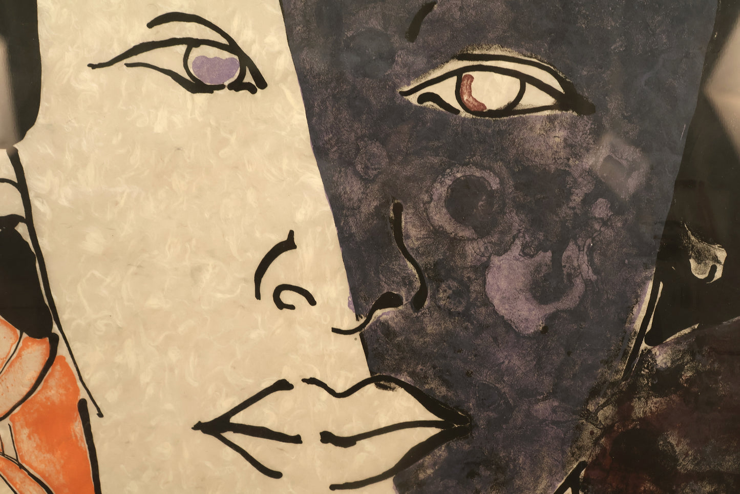Large "Hiroko" Robert Kushner 1980s Lithograph