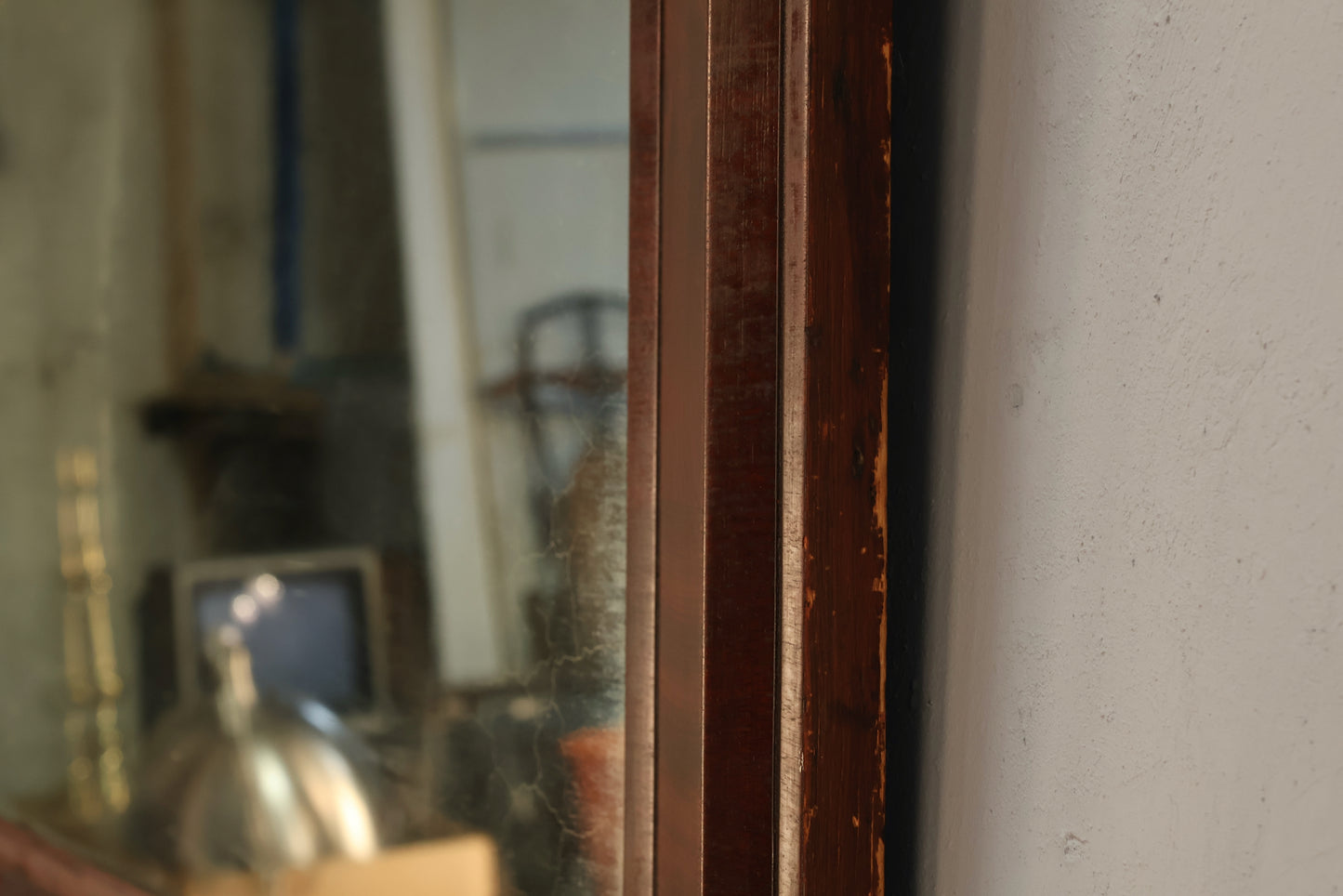 Antique Mahogany Mirror