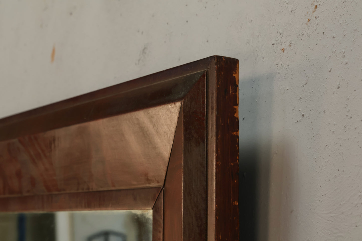 Antique Mahogany Mirror