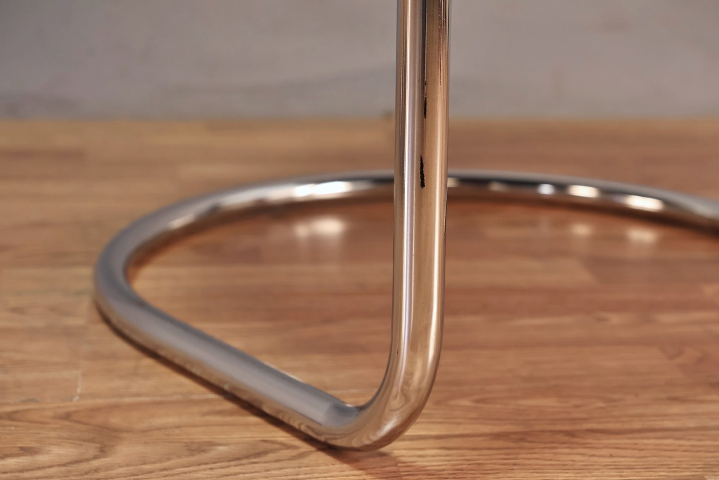 1970s Espresso Vinyl & Chrome Cantilever Chair - ONLINE ONLY
