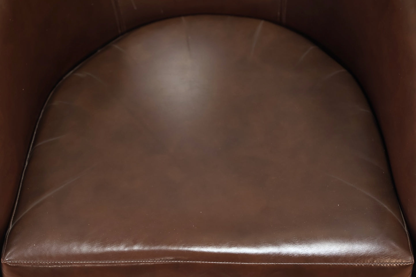1970s Espresso Vinyl & Chrome Cantilever Chair - ONLINE ONLY