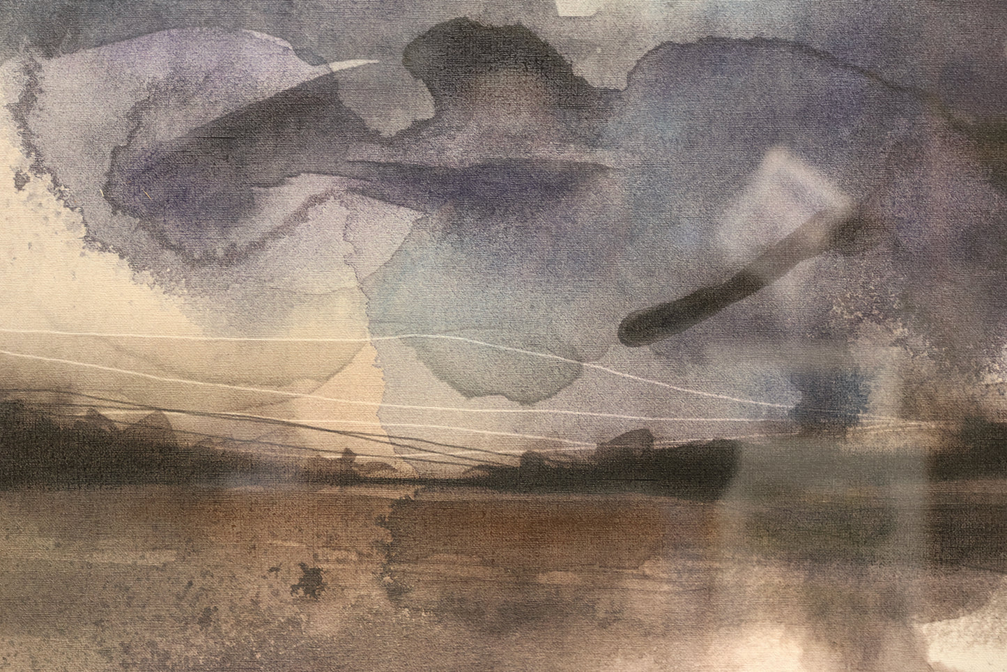 "Dark Horizon" Airbrush Painting