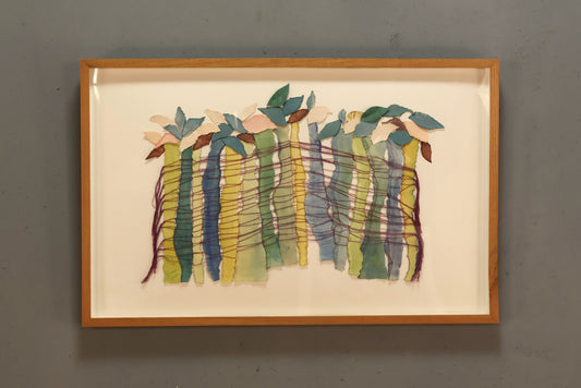 "Palms" Paula Renee Mixed Media Art