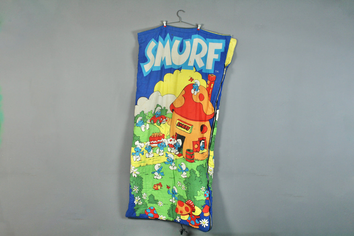 1980s Smurfs Sleeping Bag