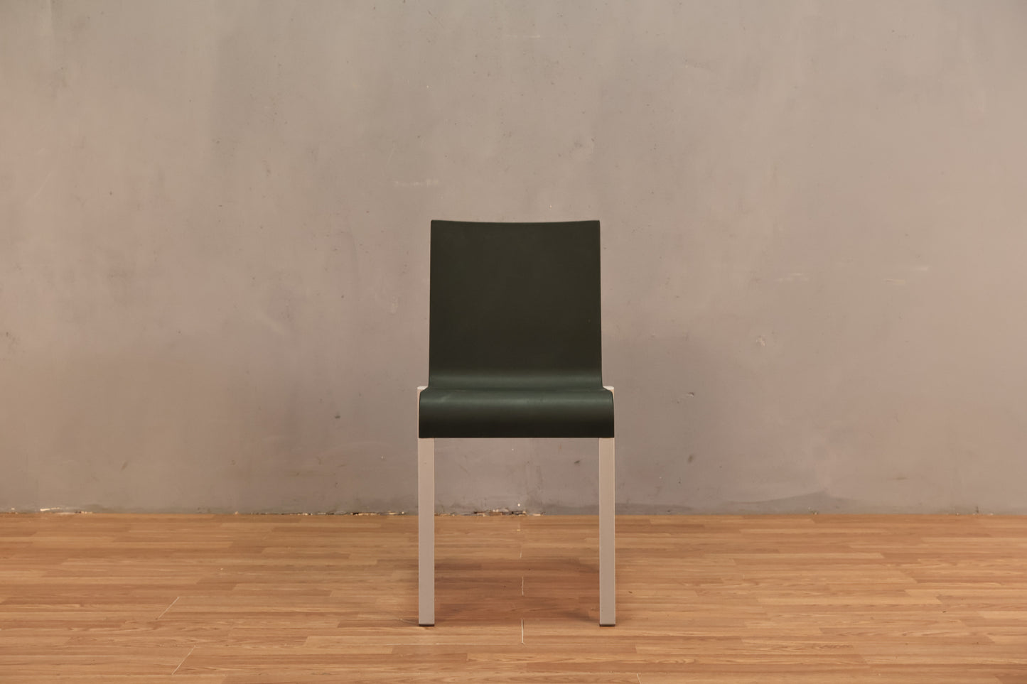 Modern Forest Green Vitra 0.3 Side Chair