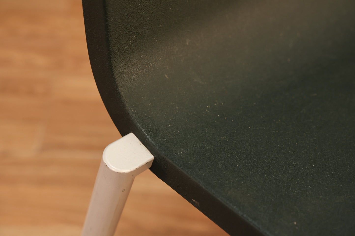 Modern Forest Green Vitra 0.3 Side Chair